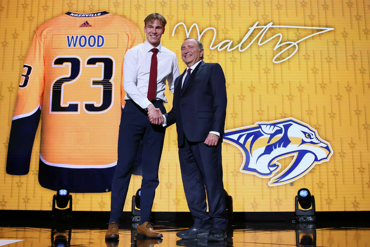 2023 NHL Draft: Nashville Predators pick Matthew Wood with 15th pick