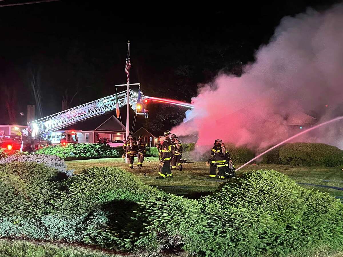Neighbor heard explosion before massive Old Saybrook house fire