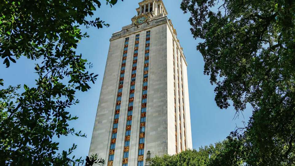 The University of Texas at Austin tower on Wednesday, June 28, 2023 in Austin