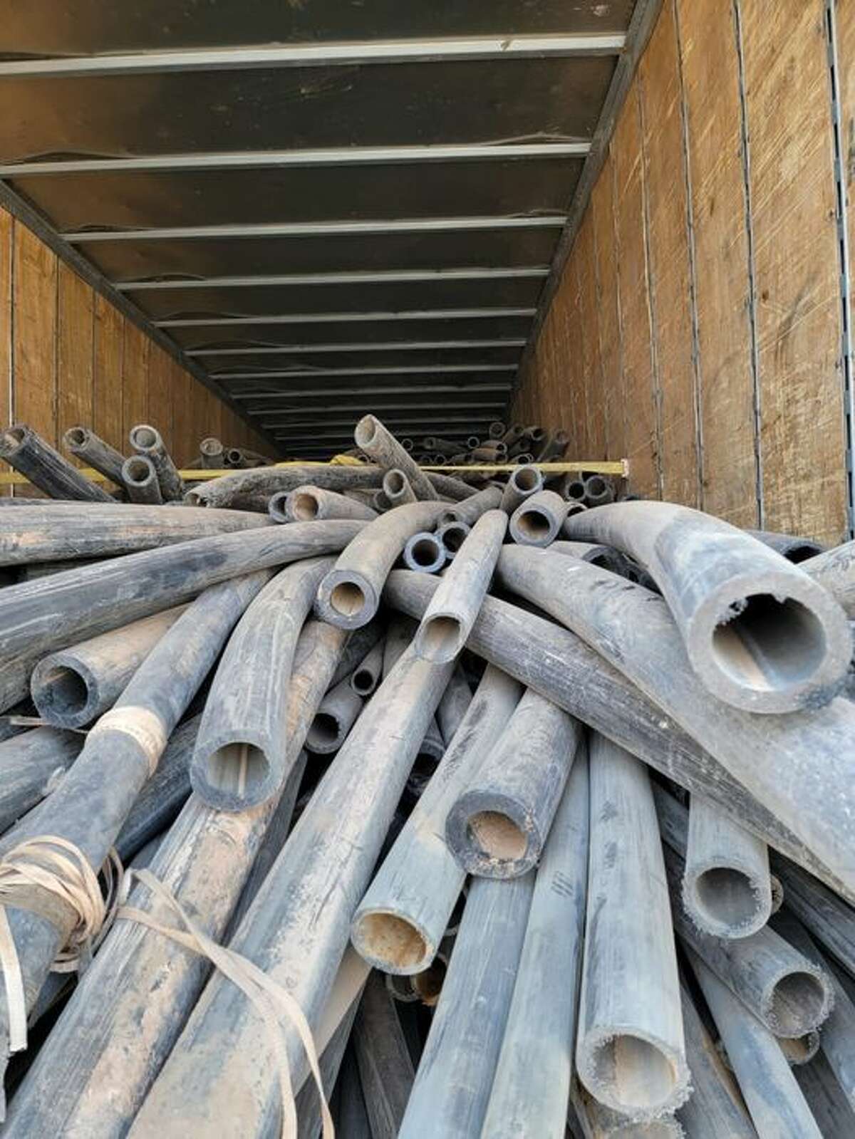 Redemption Oilfield cleans up by recycling poly pipe