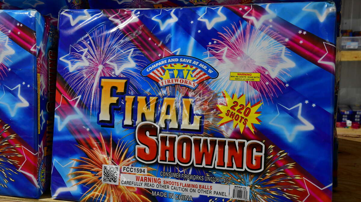 Top selling fireworks at Truckload and Mr. W stands in Midland