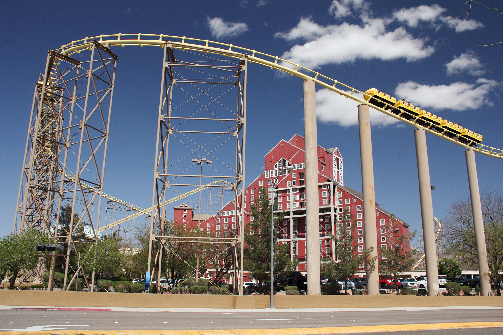 Roller Coaster Atop a Casino, Las Vegas, Nevada