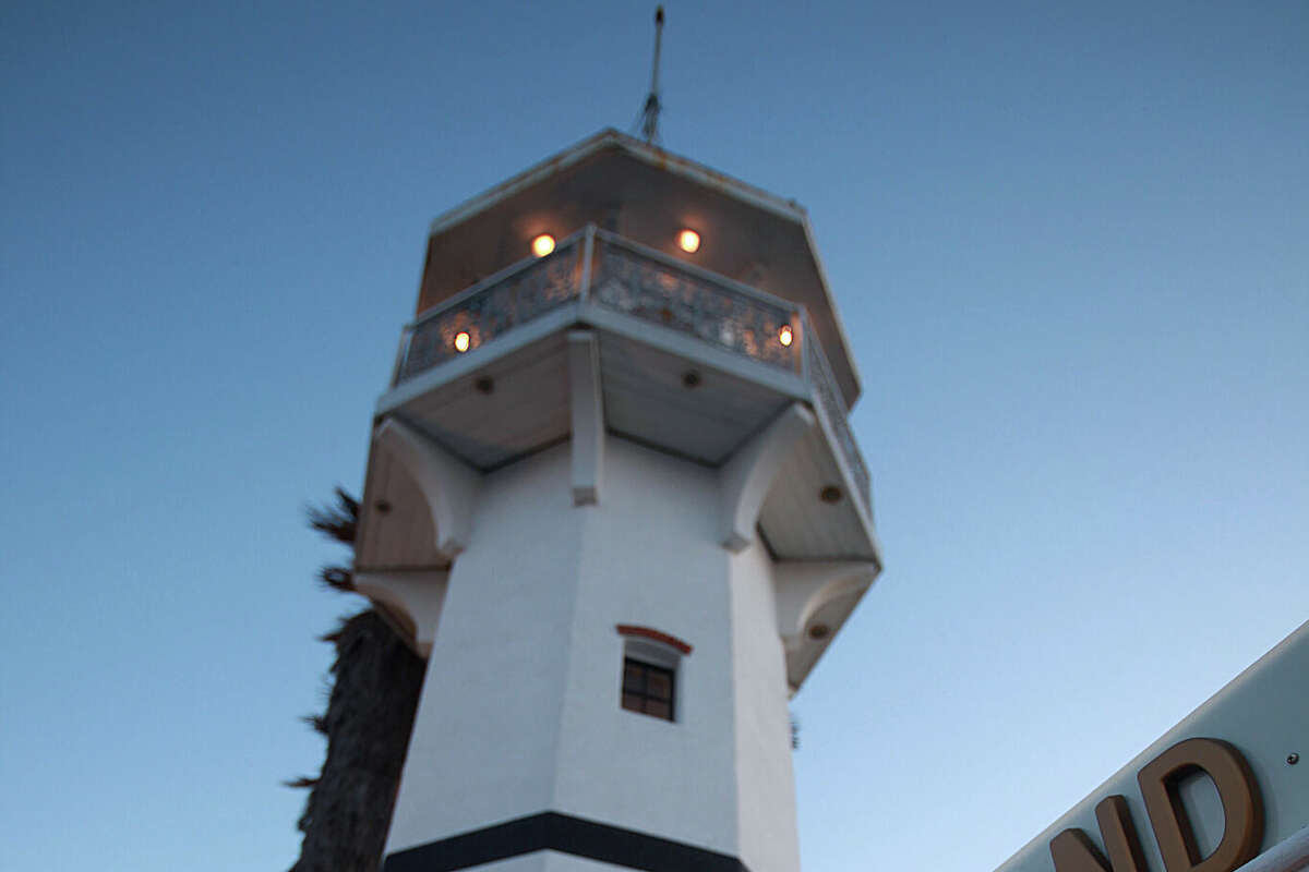 The lighthouse at Forbes Island in San Francisco, Calif., on Thursday, July 1, 2010.