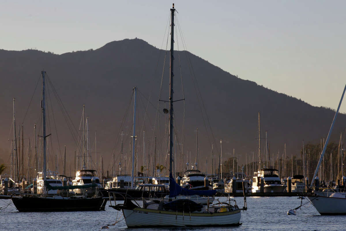 FILE: Anchor-out boats in Richardson Bay off Sausalito, Calif., in May 2017. 