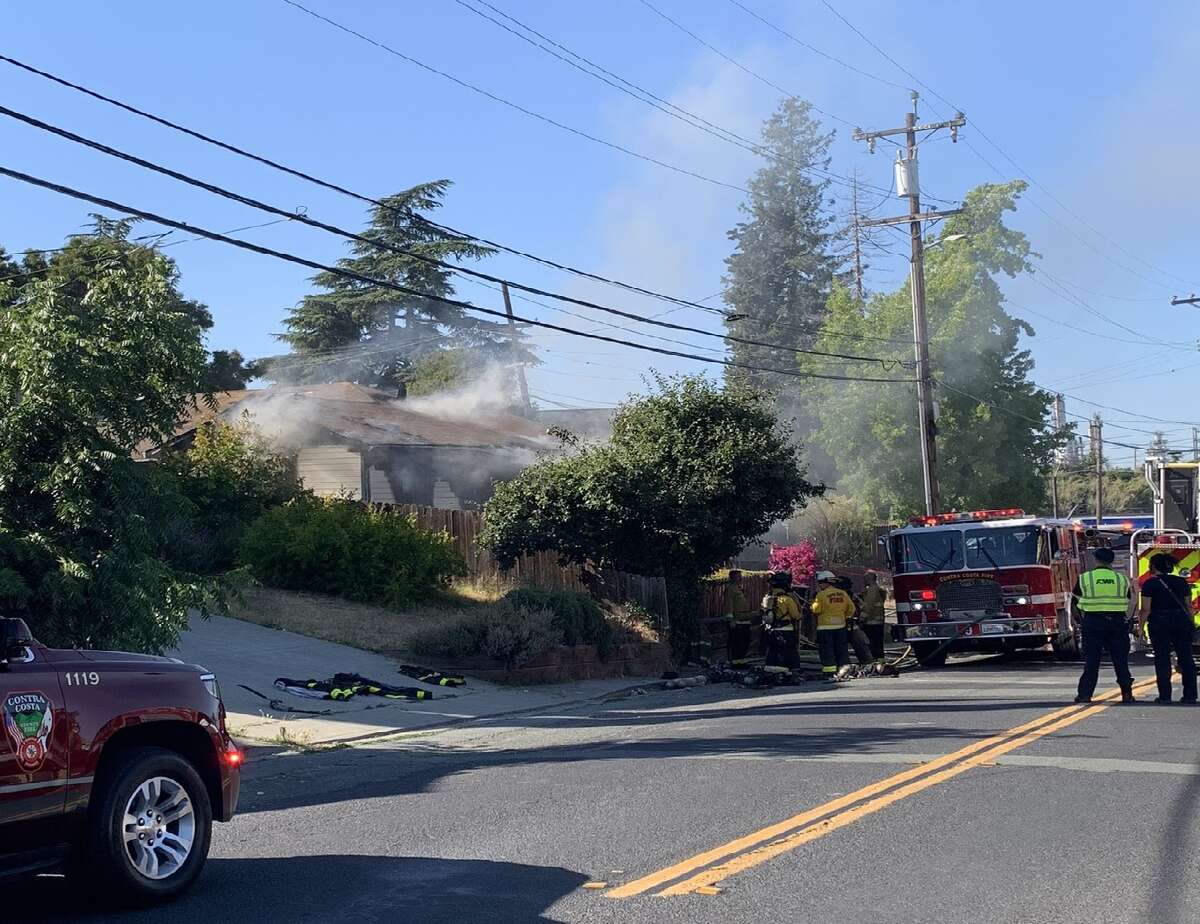 Blaze destroys house in Martinez, no injuries reported