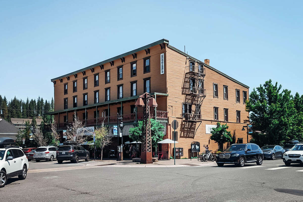 the Whitney building, which serves as the starting point for the historical tour and current-day site of Moody's Bistro and Beats and the Truckee Hotel. 2023