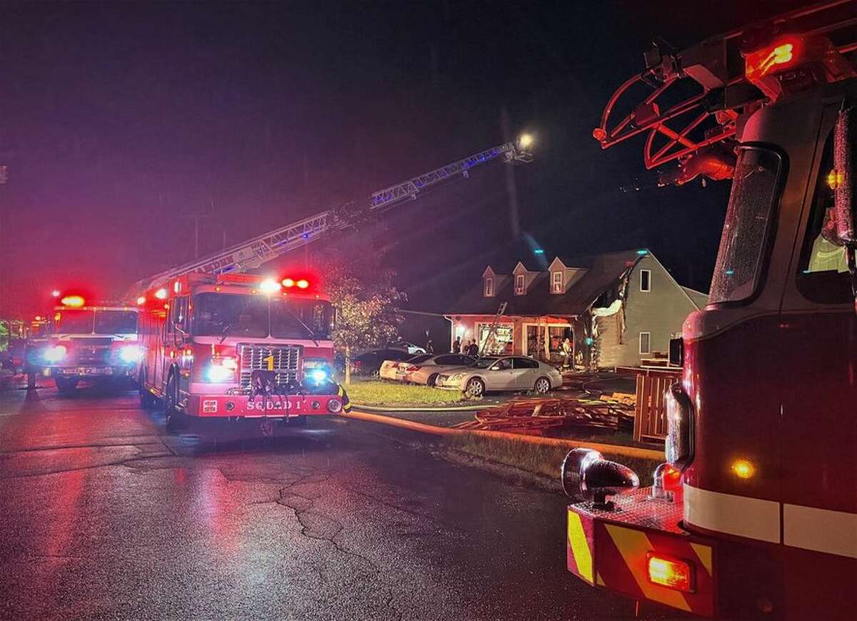 Officials: Two-alarm fire breaks out on Hamden's Overlook Drive