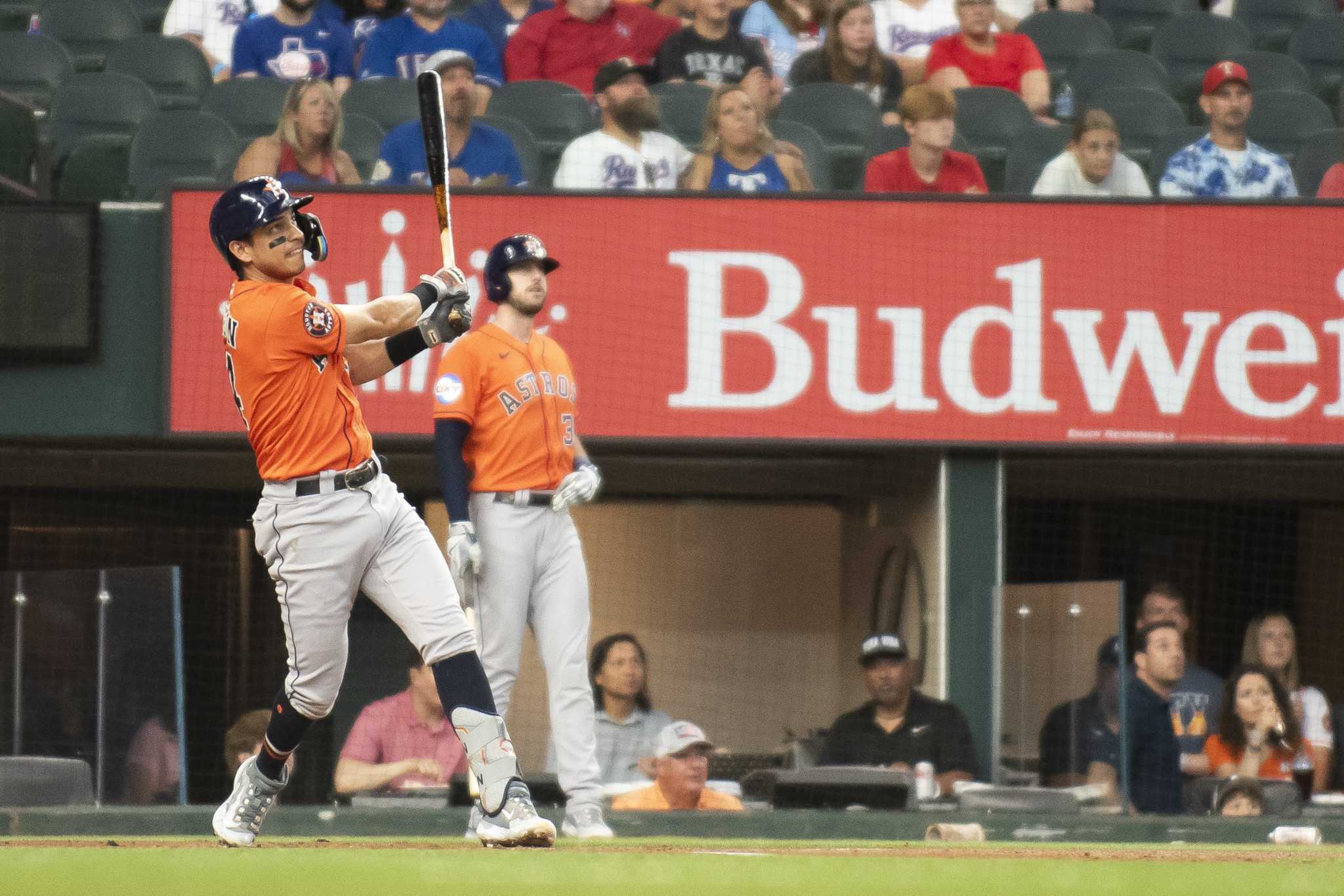 Lone Star Shootout: Astros rally for 12-11 win to take series over Rangers  after blowing 8-run lead