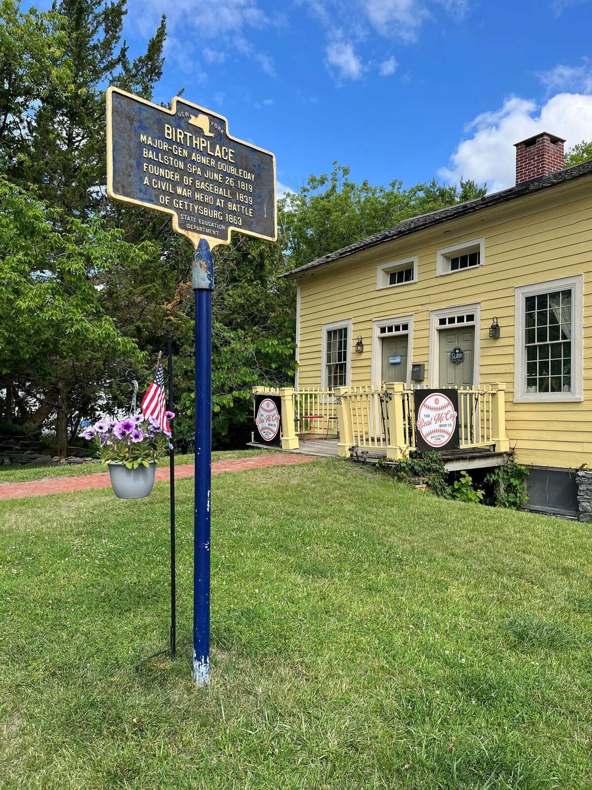 Visit in Ballston Spa includes craft beer, mineral springs, antiquing