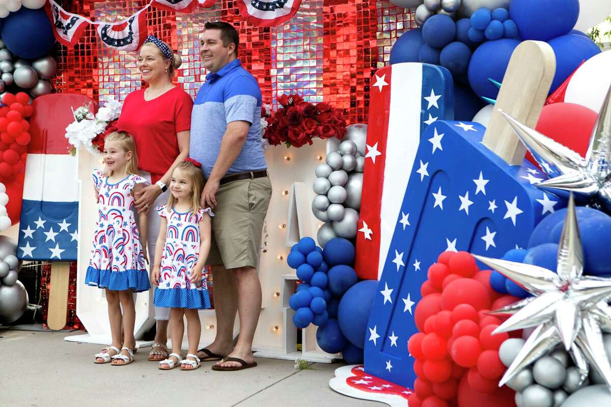Red, white and blue are on display at Woodlands Fourth of July parade