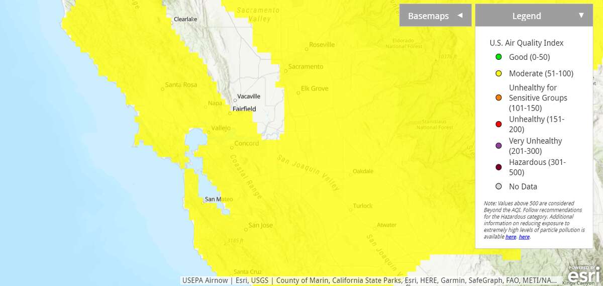Bay Area air quality impacts from 4th of July fireworks smoke
