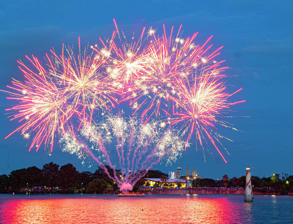 Photos July Fourth fireworks light up the sky over Woodlawn Lake