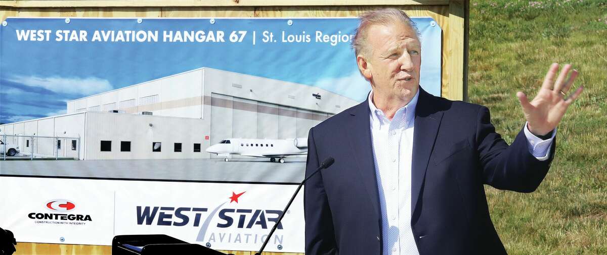 Groundbreaking for new West Star Aviation Hangar held Thursday