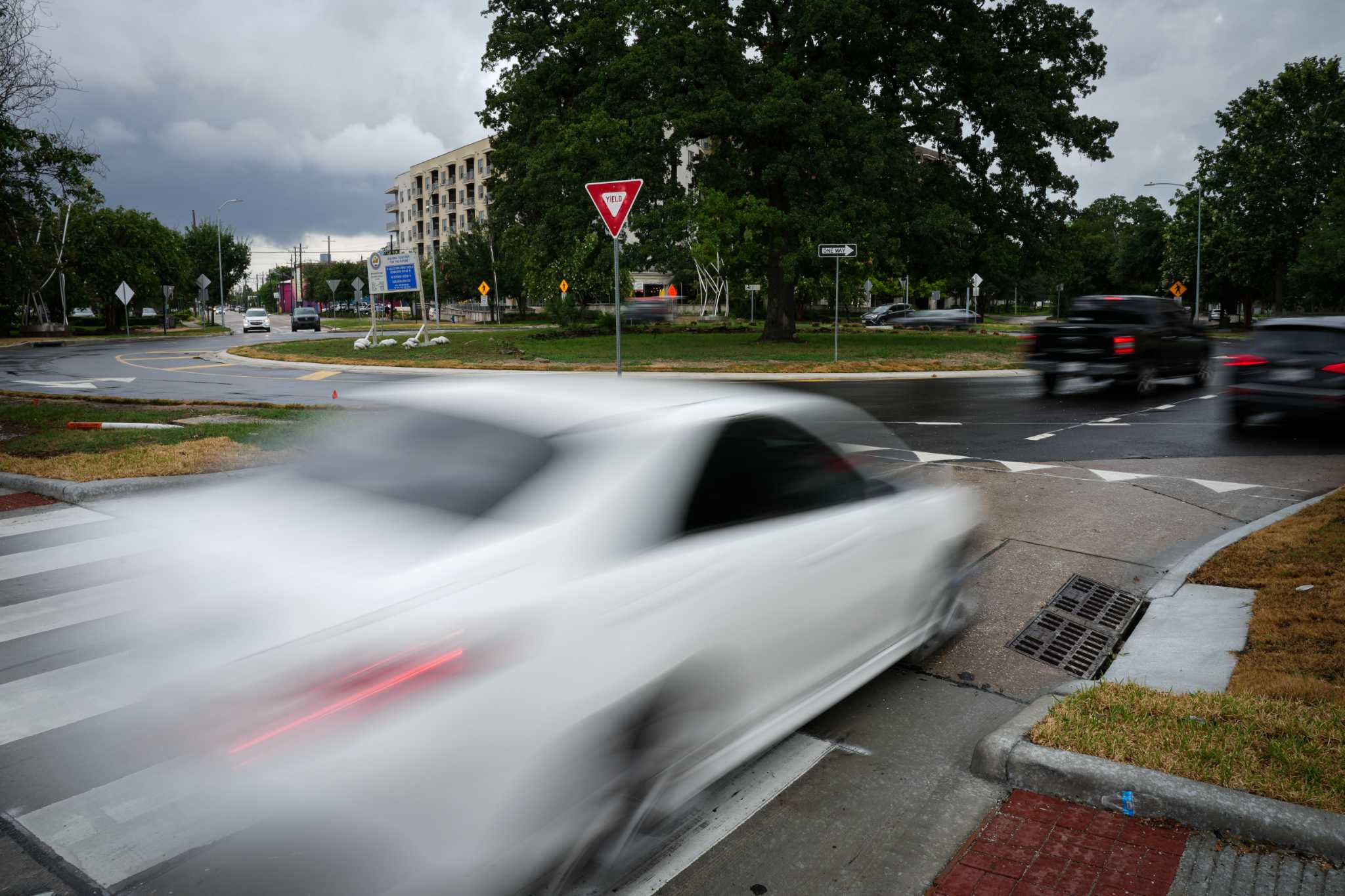 New Pavement, Signs Eases Bumpy Ride Of Washington-Westcott Roundabout