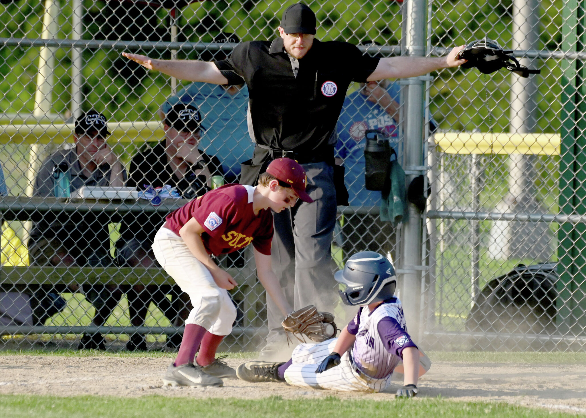 Wilton hits a home run for Little League Day