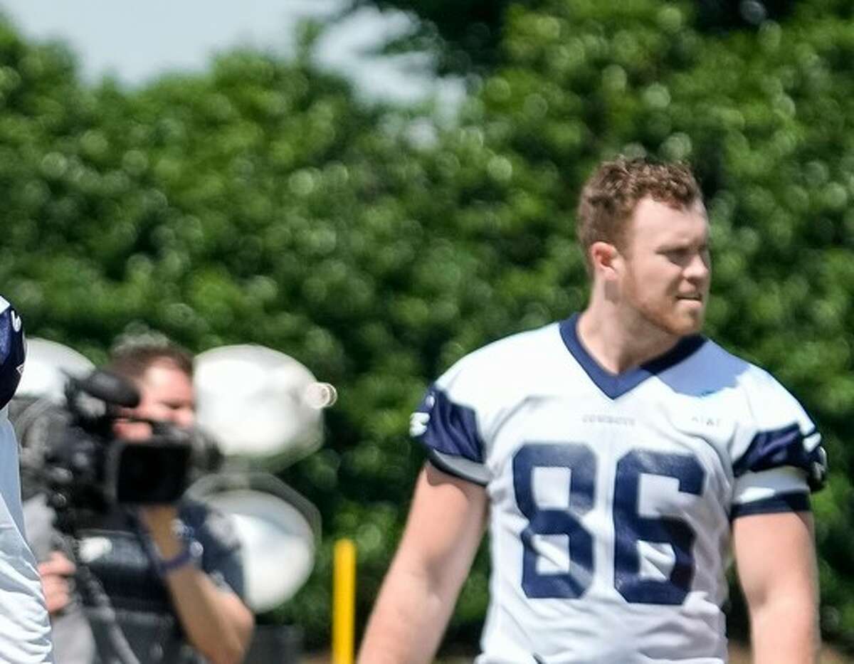 Dallas Cowboys wide receiver Jalen Brooks (83) is seen after an