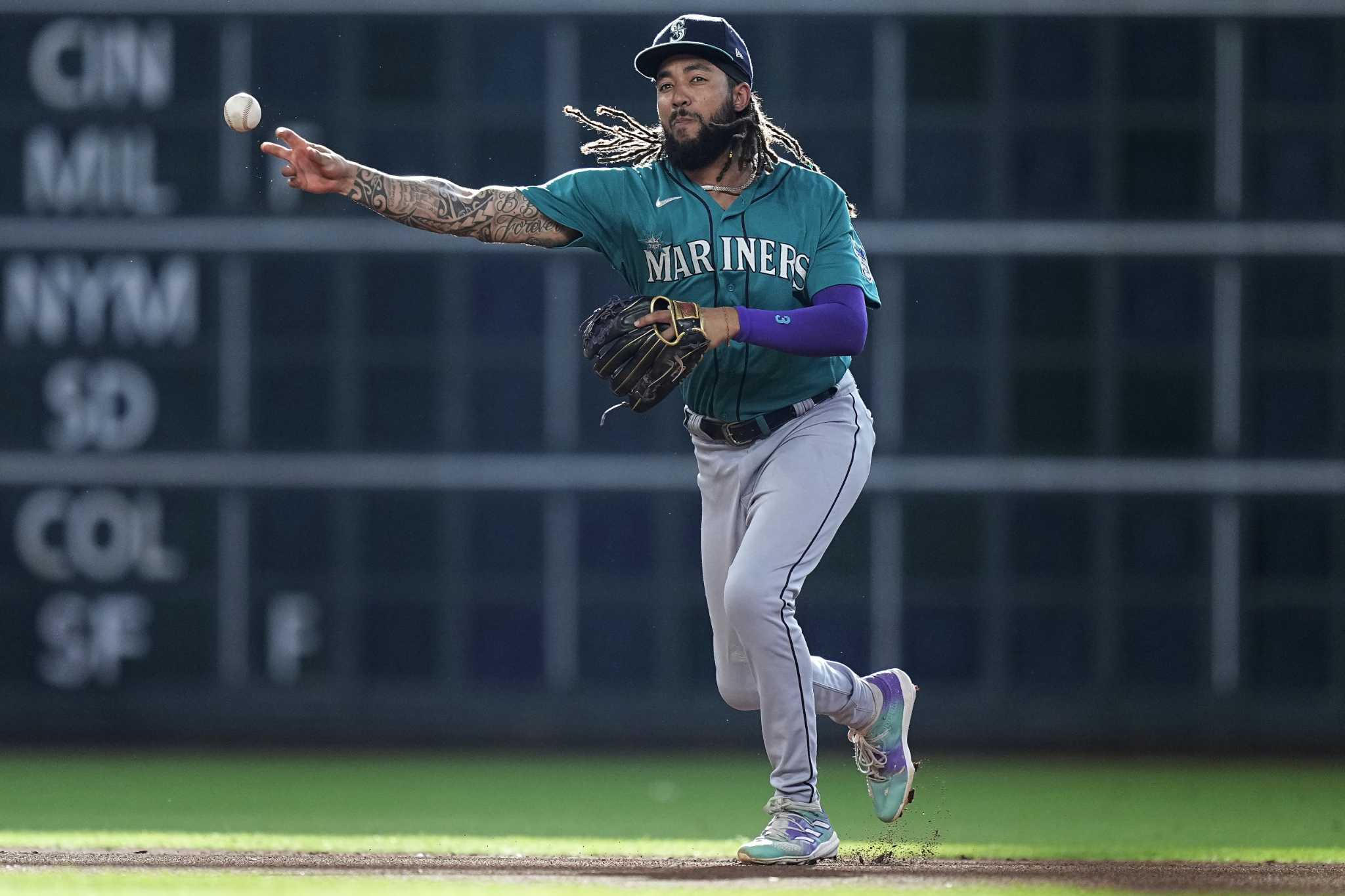 August 10, 2018: Houston Astros catcher Martin Maldonado (15) during a  Major League Baseball game between the Houston Astros and the Seattle  Mariners on 1970s night at Minute Maid Park in Houston