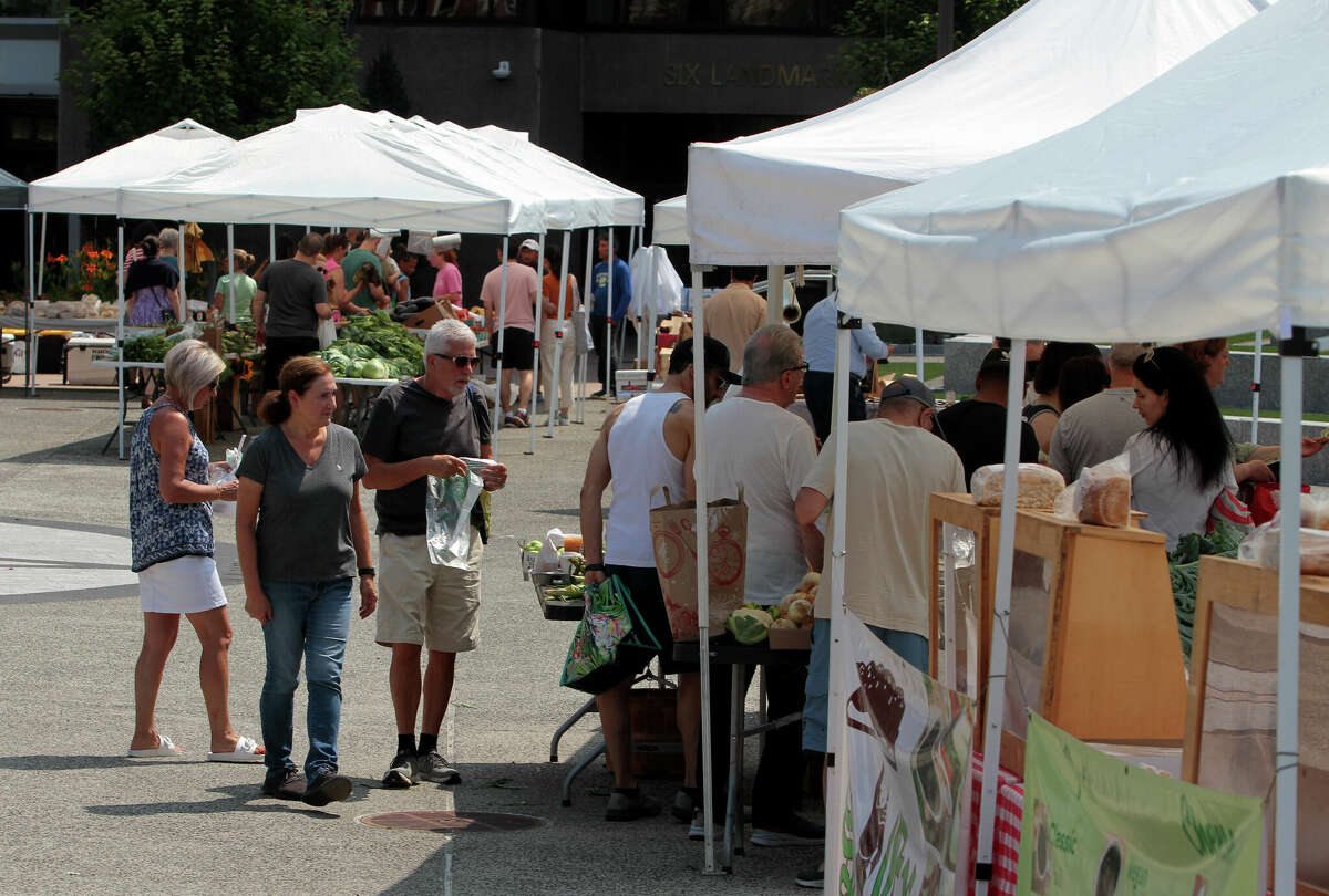 In Photos A day at one of Stamford's Farmers Market