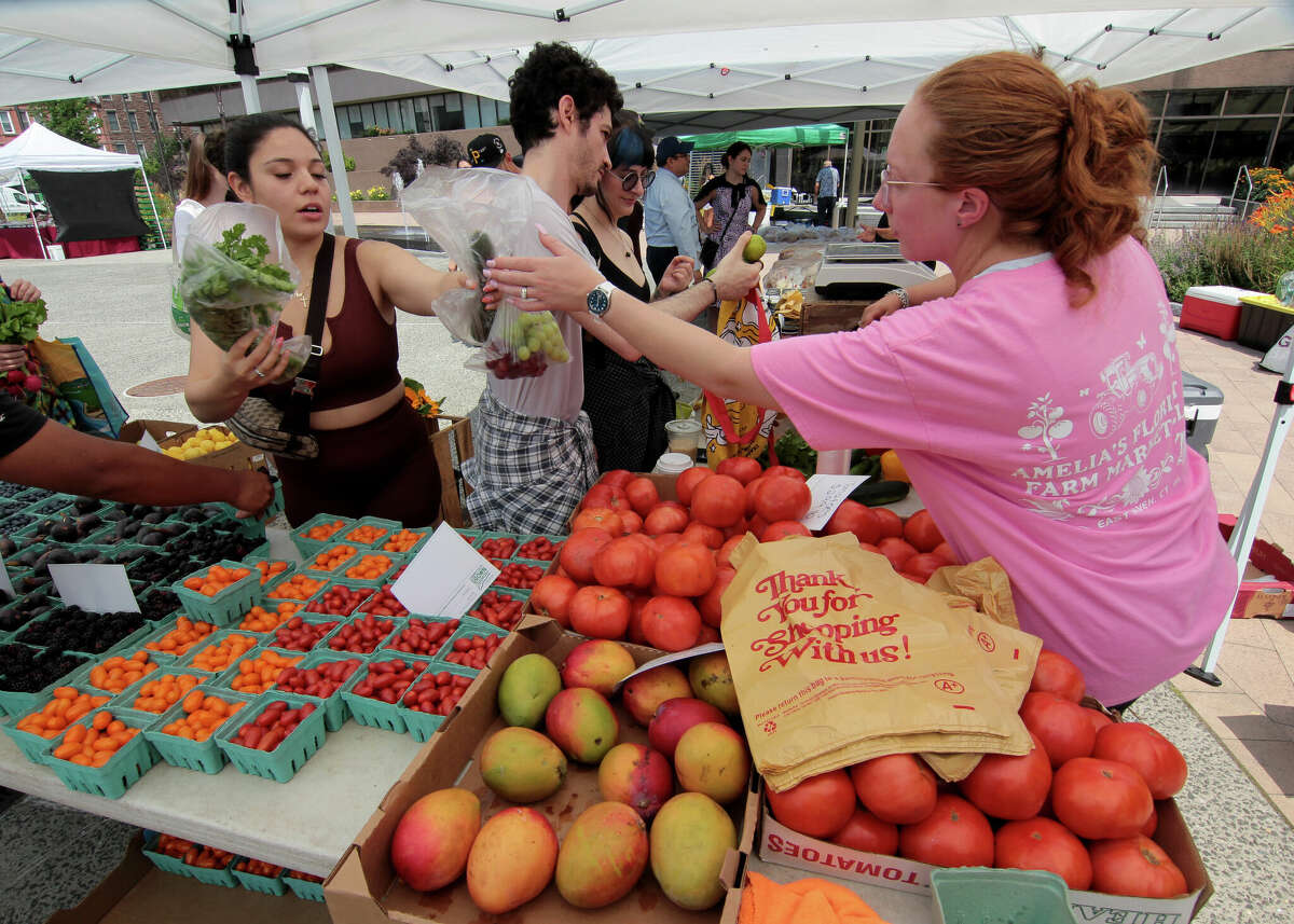 In Photos A day at one of Stamford's Farmers Market