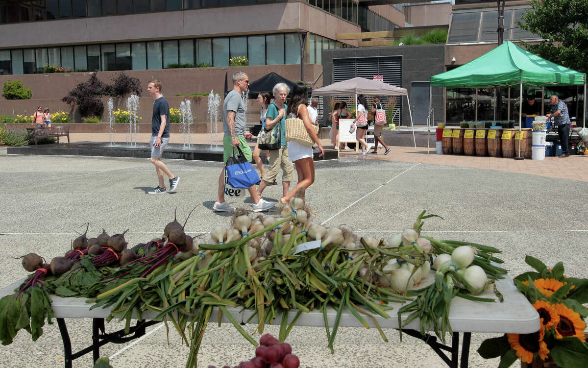 In Photos A day at one of Stamford's Farmers Market