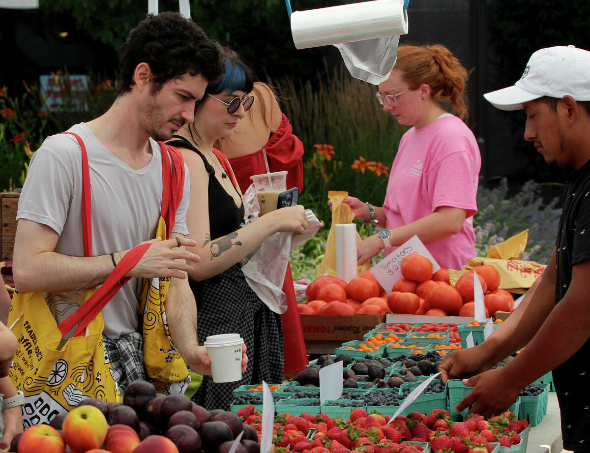 In Photos A day at one of Stamford's Farmers Market