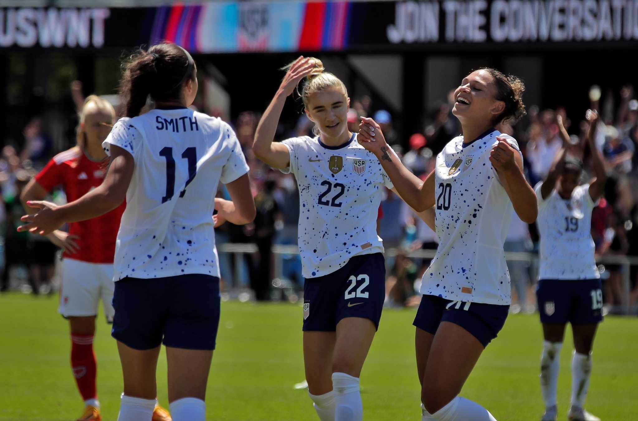 Trinity Rodman, daughter of an NBA legend, shines for USWNT before team  departs for Women's World Cup