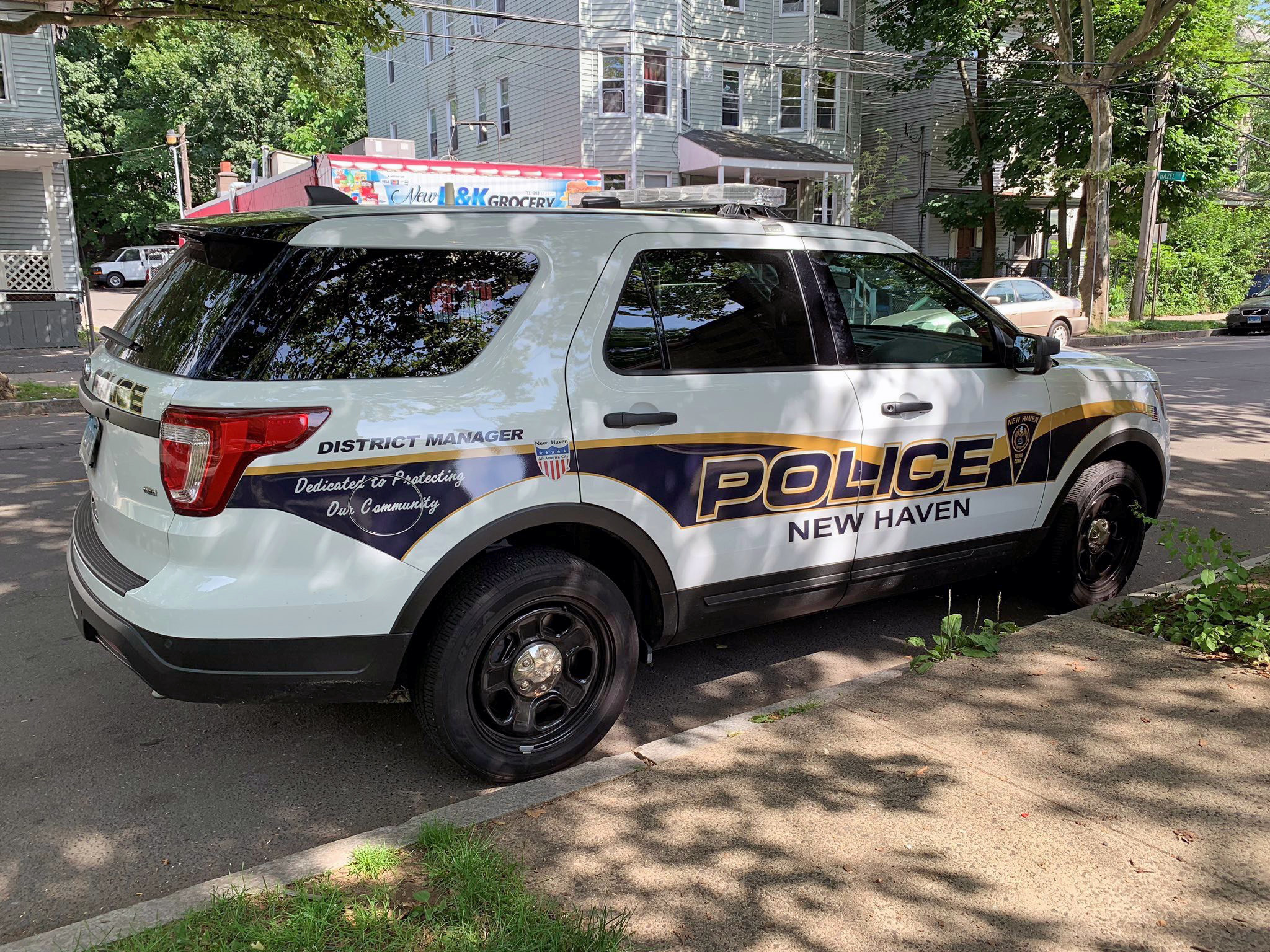 New Haven police cruiser's crash with vehicle results in injuries