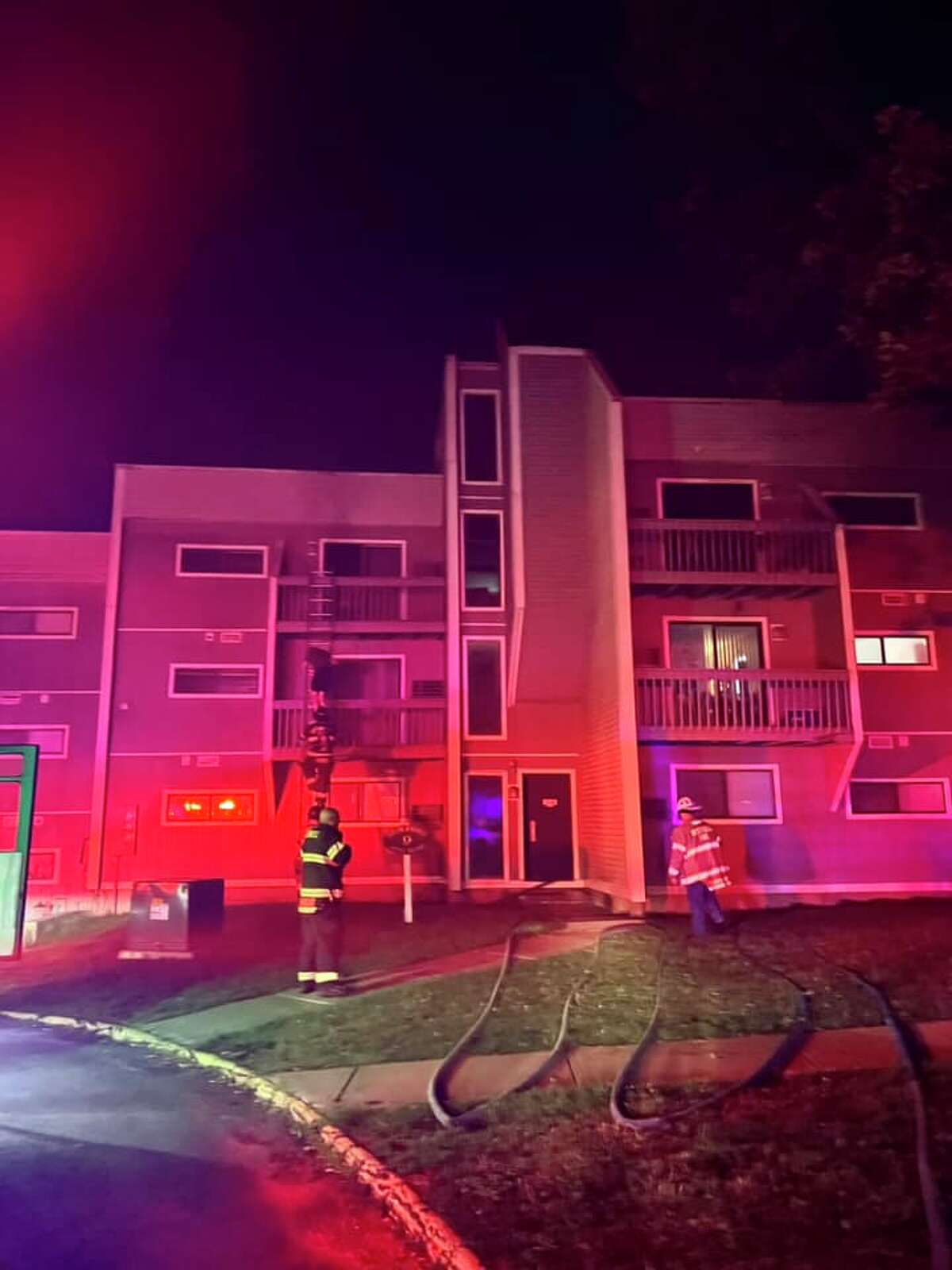 Middletown apartment fire sends two people to hospital, official says
