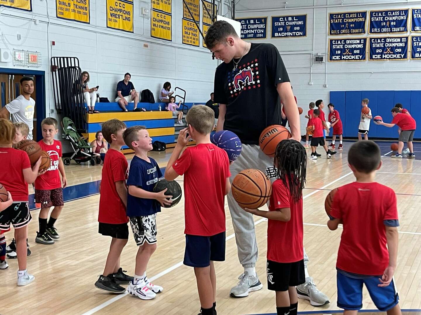 Behind youth basketball camp run by UConn's Donovan Clingan