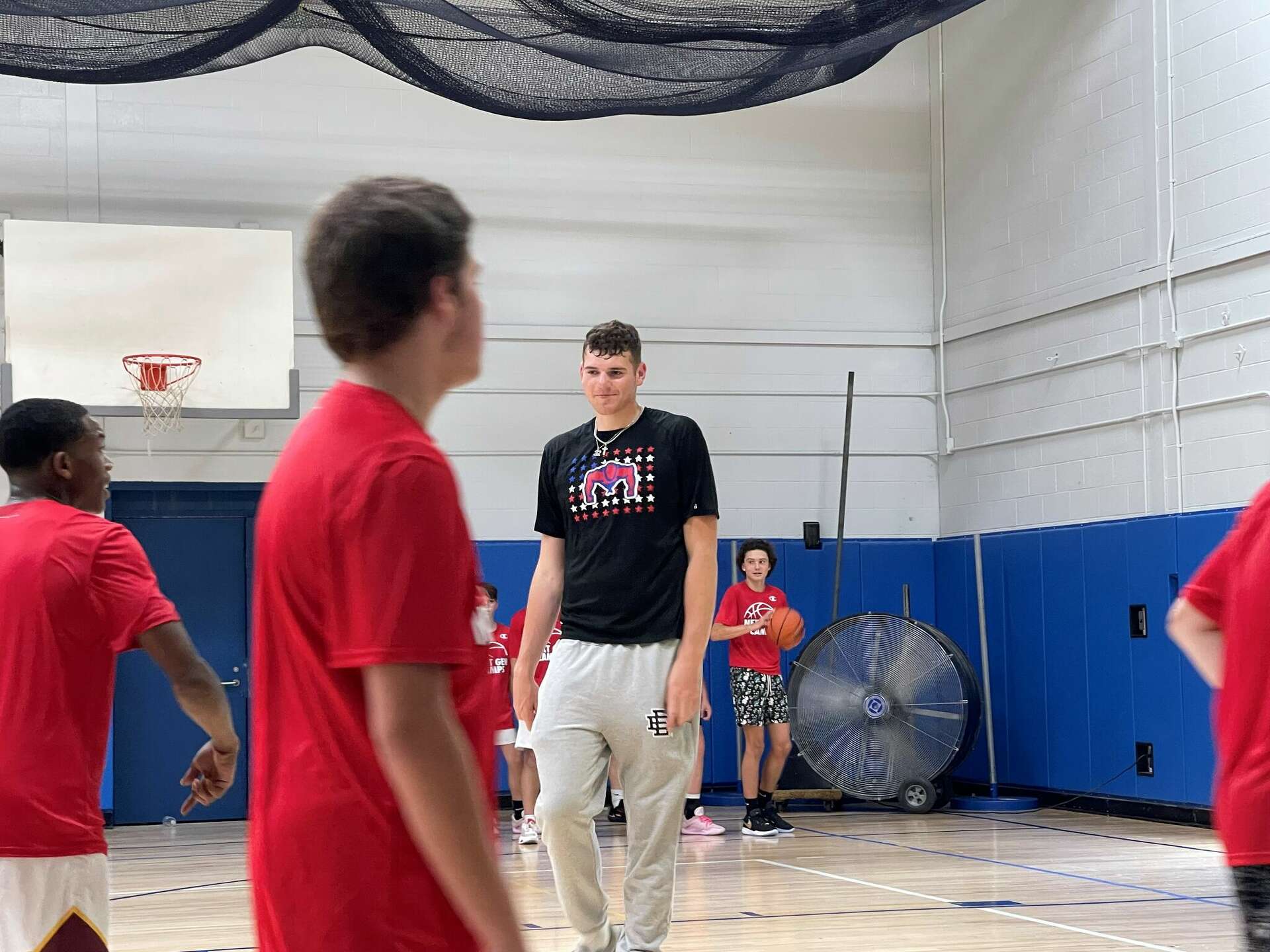 Behind youth basketball camp run by UConn's Donovan Clingan
