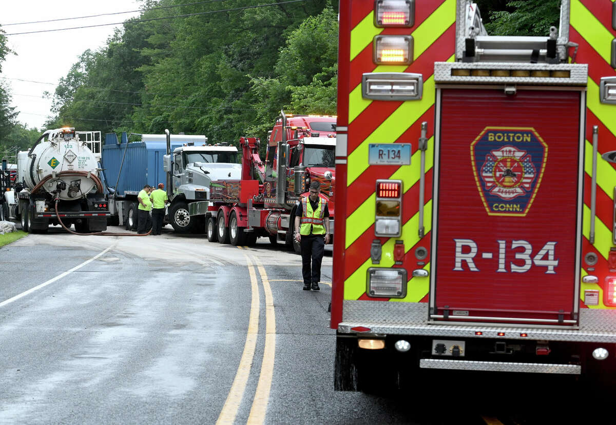 Route 6 in Bolton reopens after tractortrailer crash, officials say