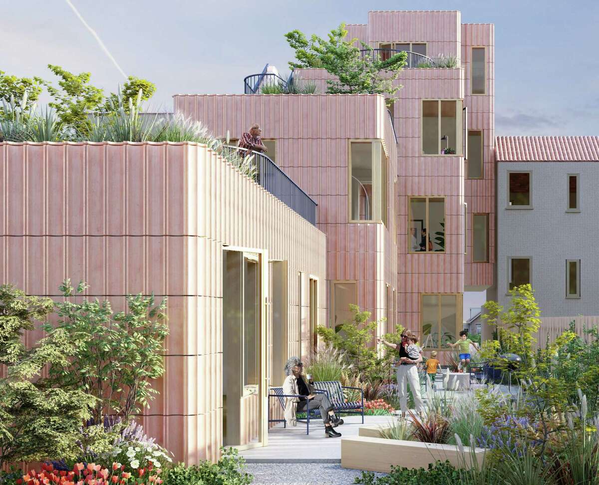 “Sunset Steps,” by the architecture firm West of West, received the honor award in a design competition to show ways to add dense housing to San Francisco neighborhoods like the Sunset District. The national competition was organized by the San Francisco chapter of the American Institute of Architects.