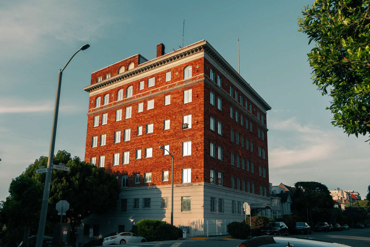 A view of the Consulate-General of Russia building in San Francisco.