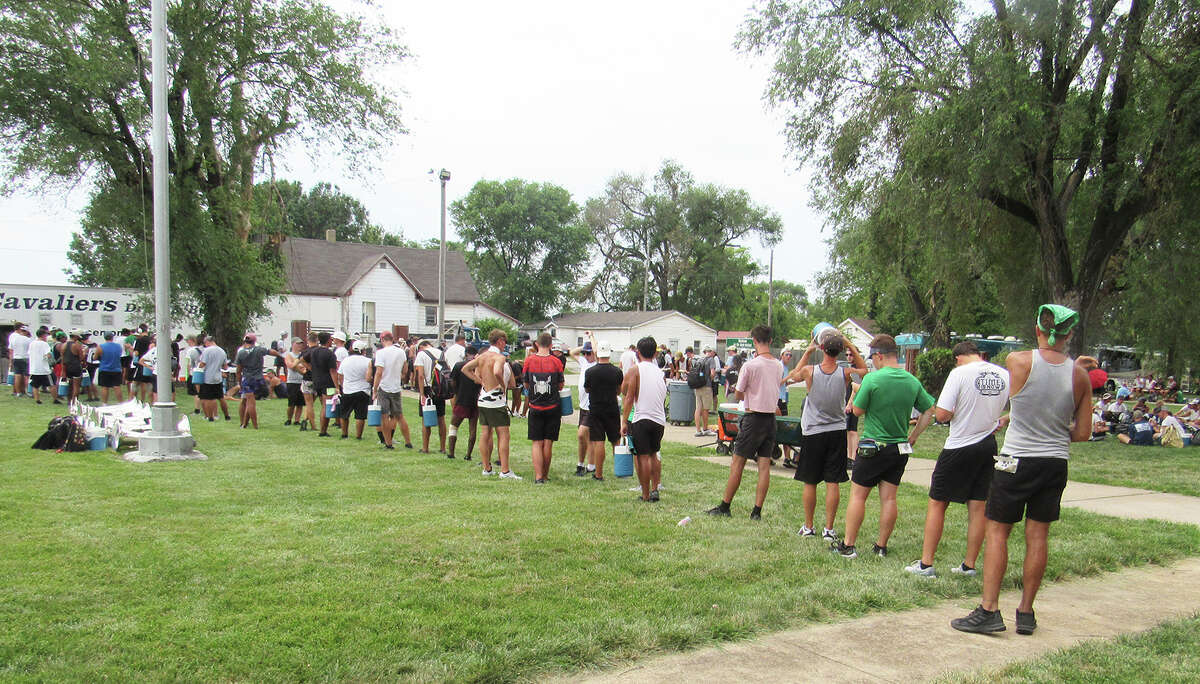 Cavaliers Drum & Bugle Corps march into Madison High School