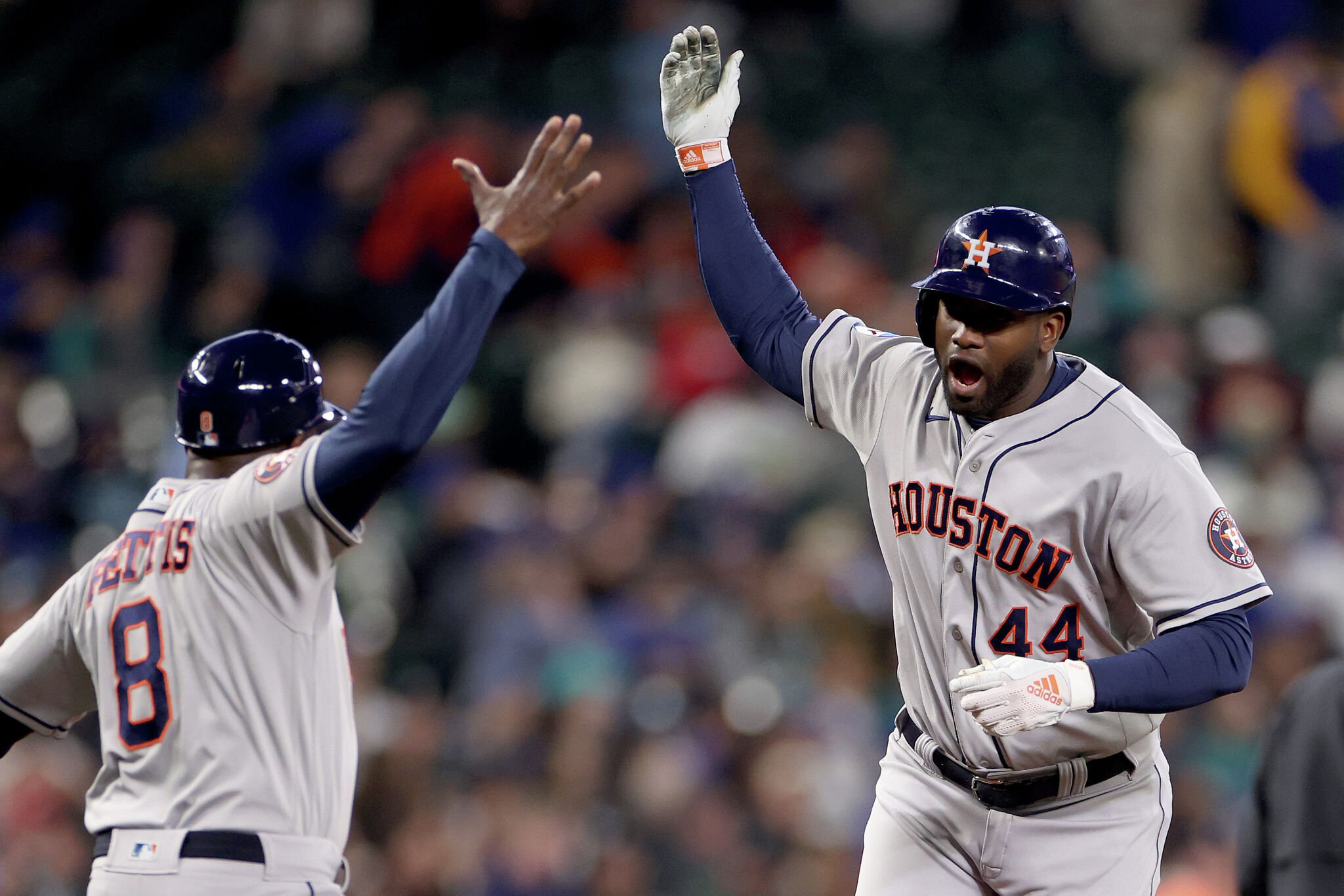 Houston Astros World Series trophy photo op at Minute Maid Park as store  marks down postseason merchandise 50%