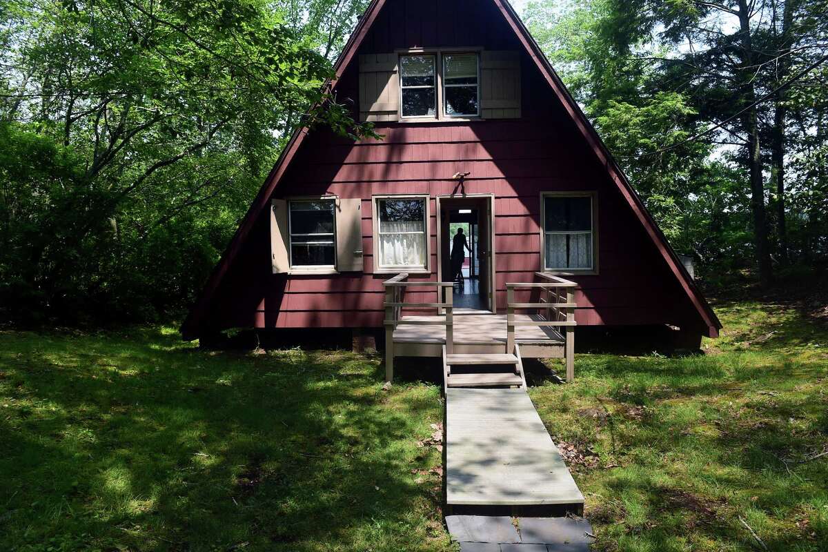 This private island rental in CT is a former Boy Scout camp