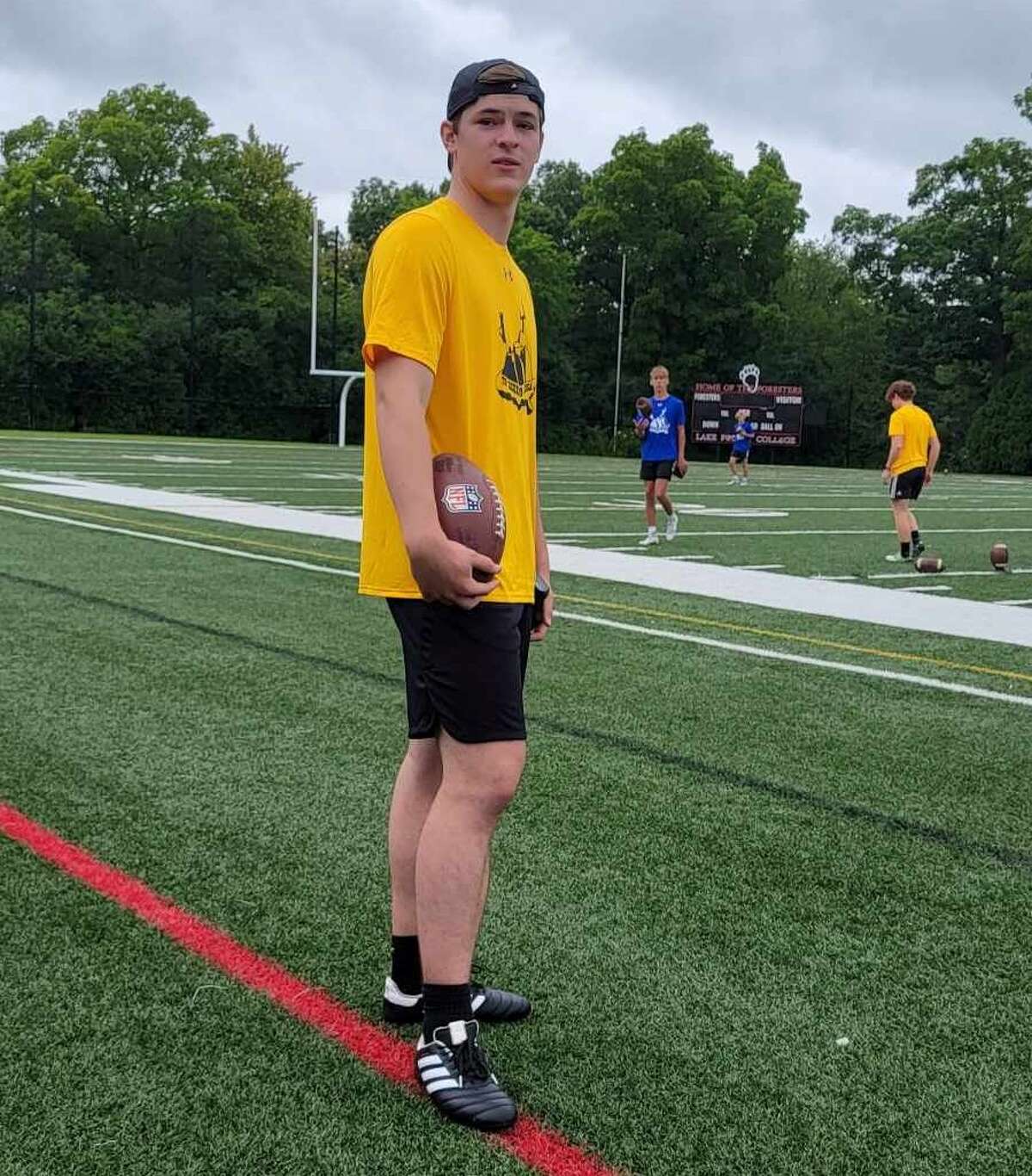 Ubly place kicker attends top kicking camp north of Chicago