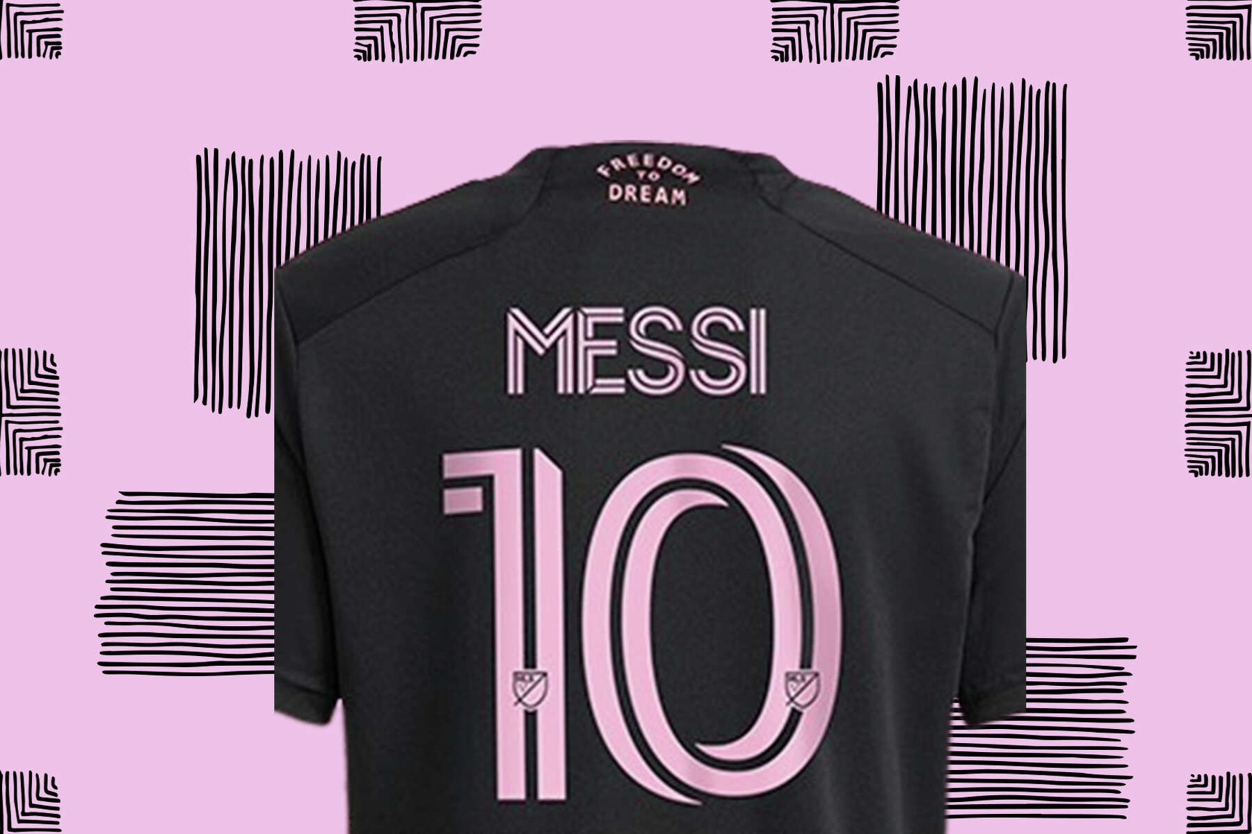 Men's Replica adidas Lionel Messi Inter Miami Home Jersey 2023