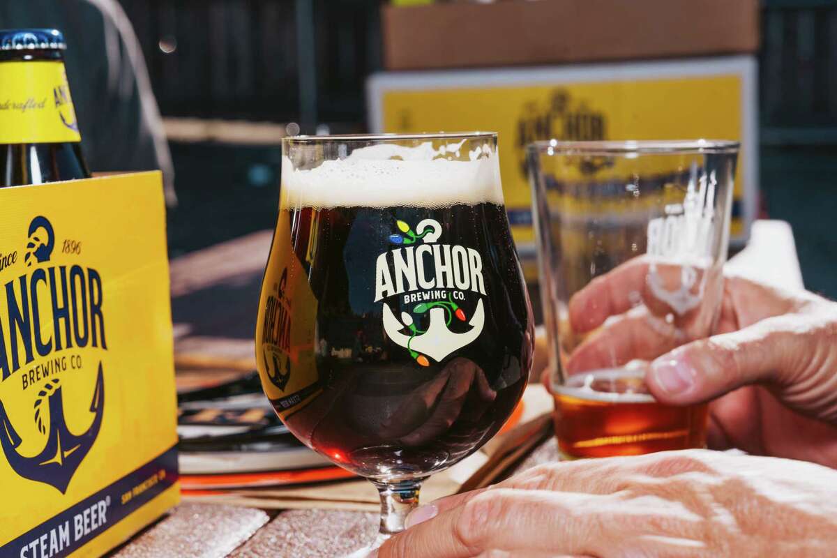 Anchor Brewing’s annual Christmas Ale is served at Anchor Public Taps on July 13 in San Francisco.