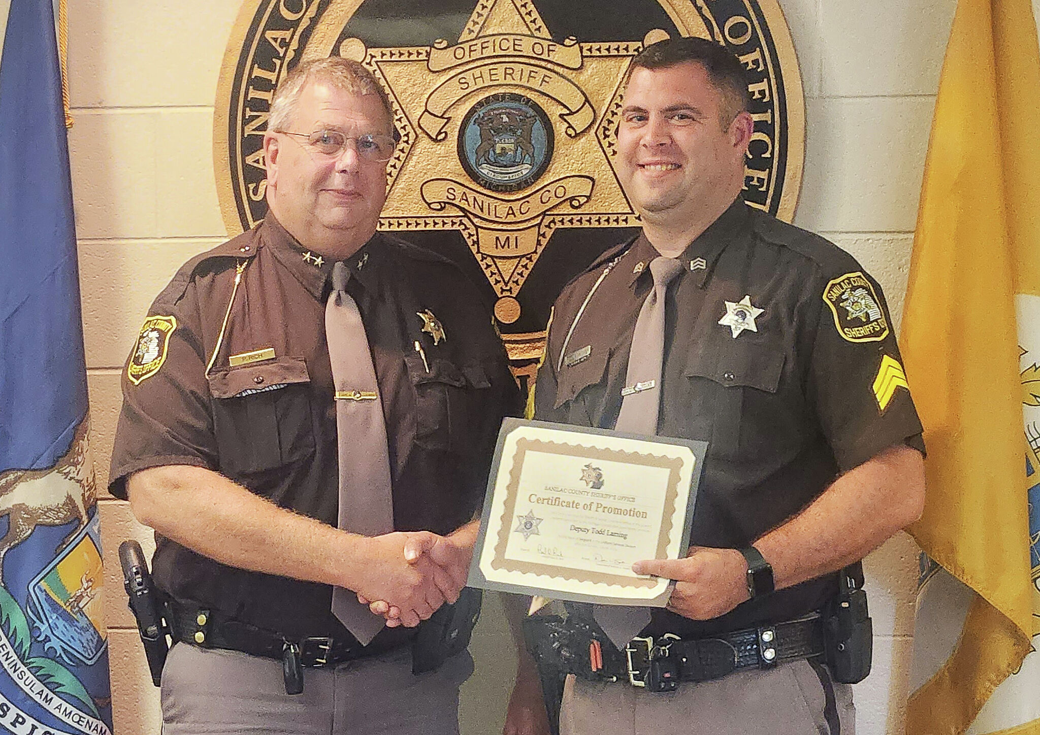 Sanilac County deputy promoted, sergeant assigned to detective bureau