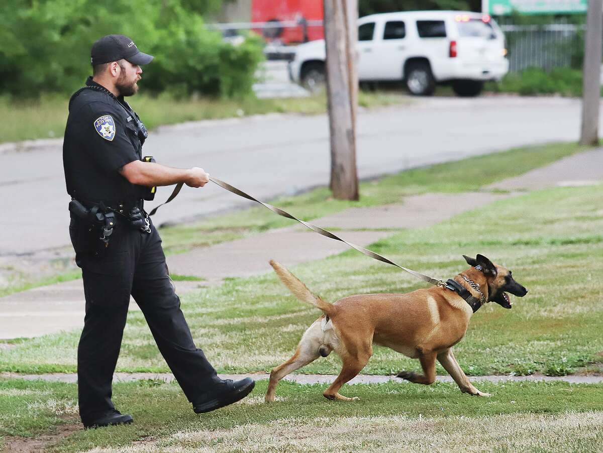 Car hits Alton fire vehicle Friday during gunfire response