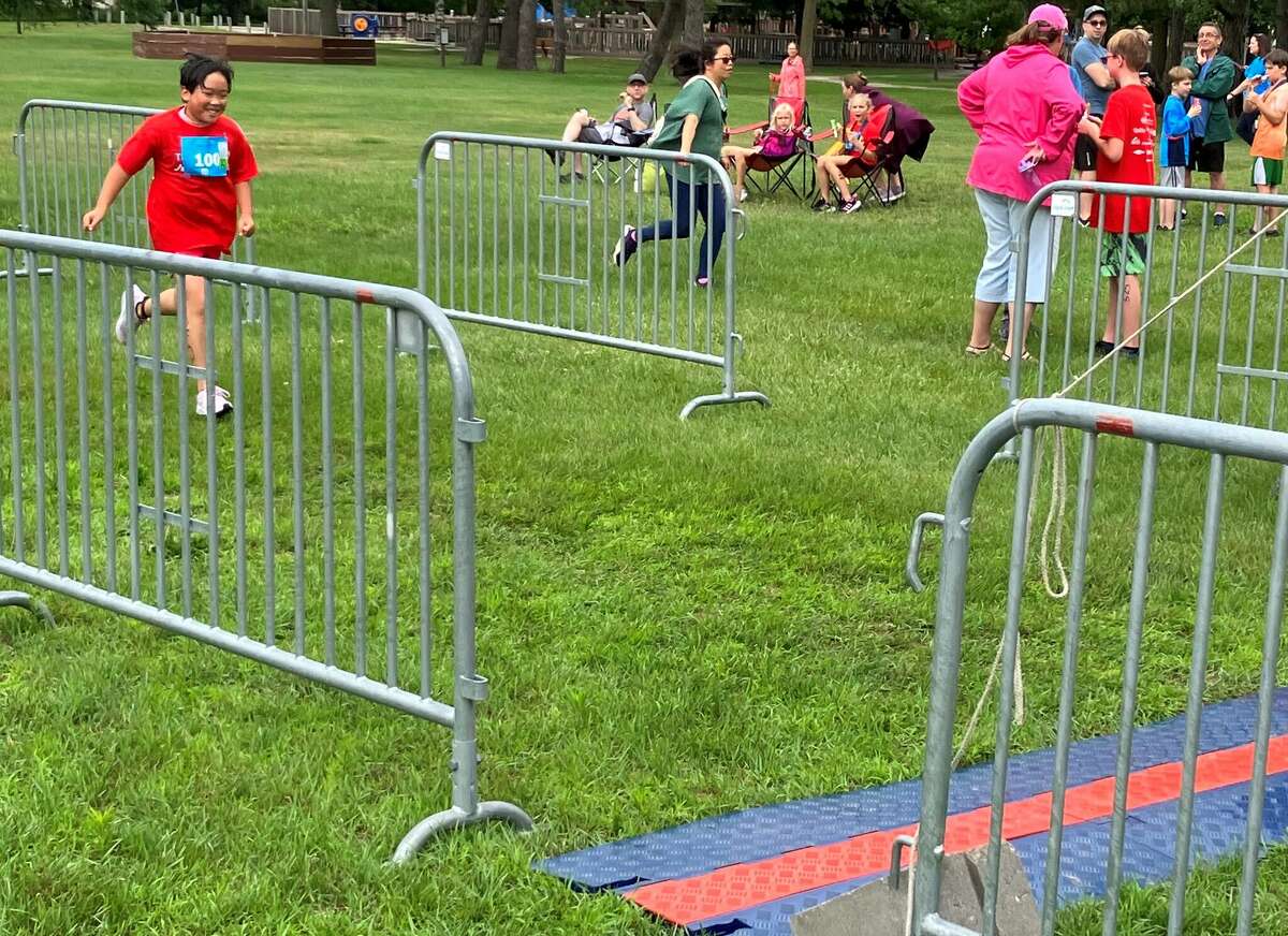 More than 200 participate in TriKidsTry Youth Triathlon in Midland