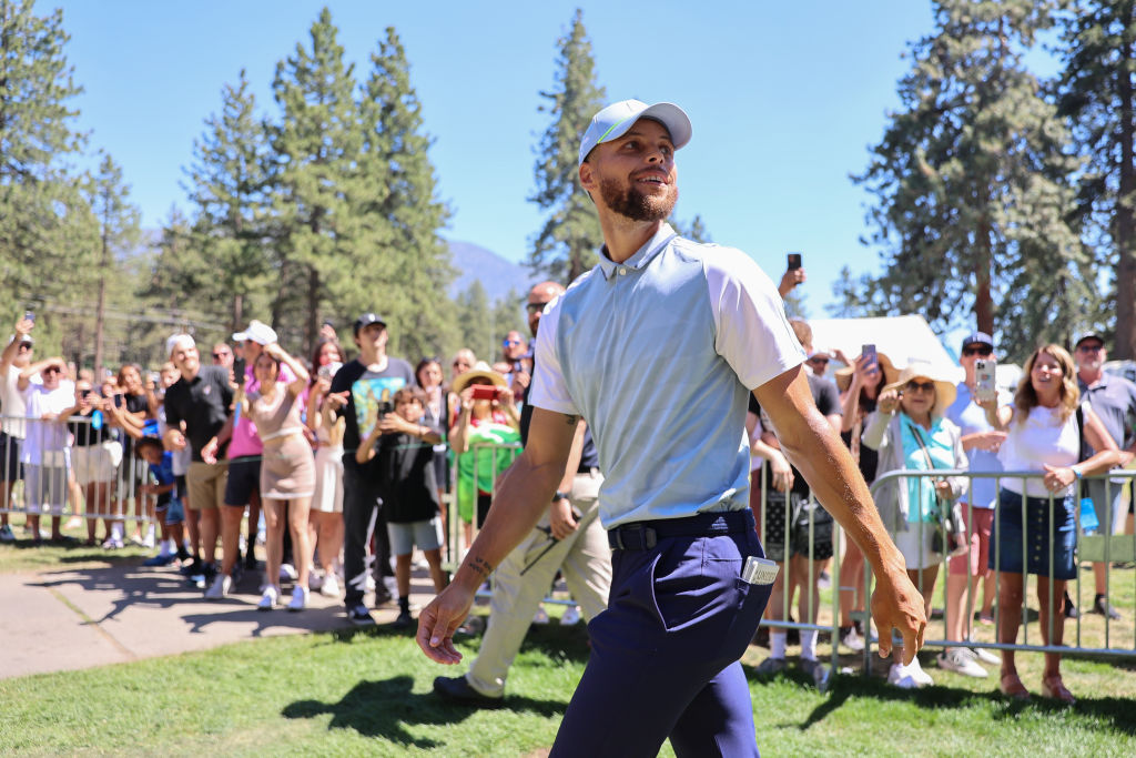 Steph Curry leads ACC celebrity golf tournament at Edgewood Tahoe