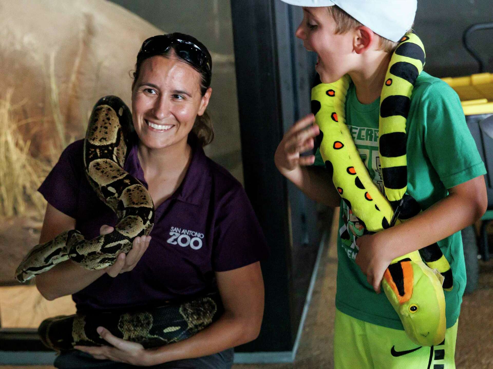 Snakes meet up with friends on World Snake Day at San Antonio Zoo