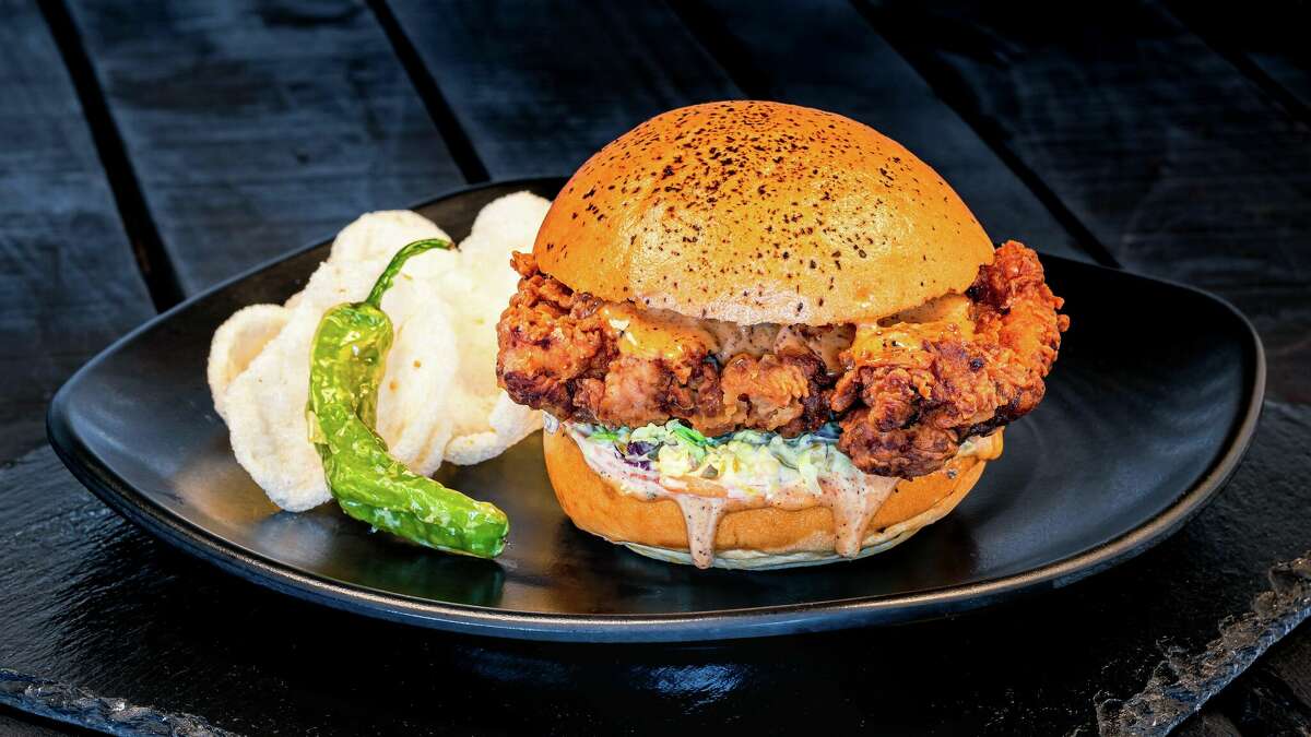 Karaage-inspired Crispy Chicken Sandwich from Lucky Fortune Cookery.