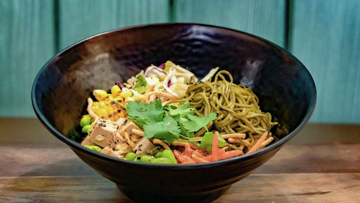 Soba Noodle Salad from Aunt Cass Cafe.