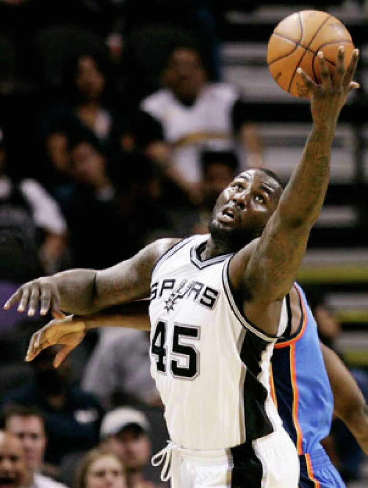 Spurs center DeJuan Blair averaged 7.8 points and 6.4 assists in about 18 minutes per game as a rookie.