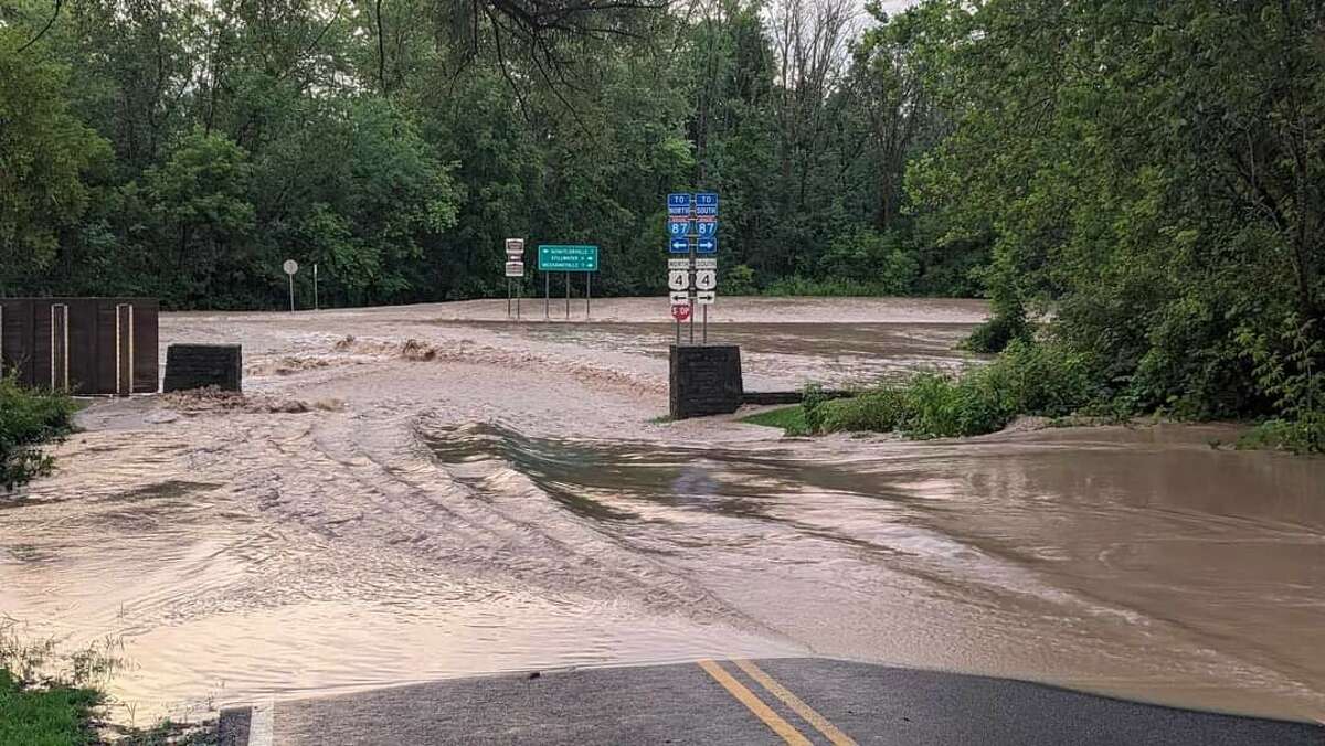 Flash flooding damages Saratoga battlefield entrance, trails