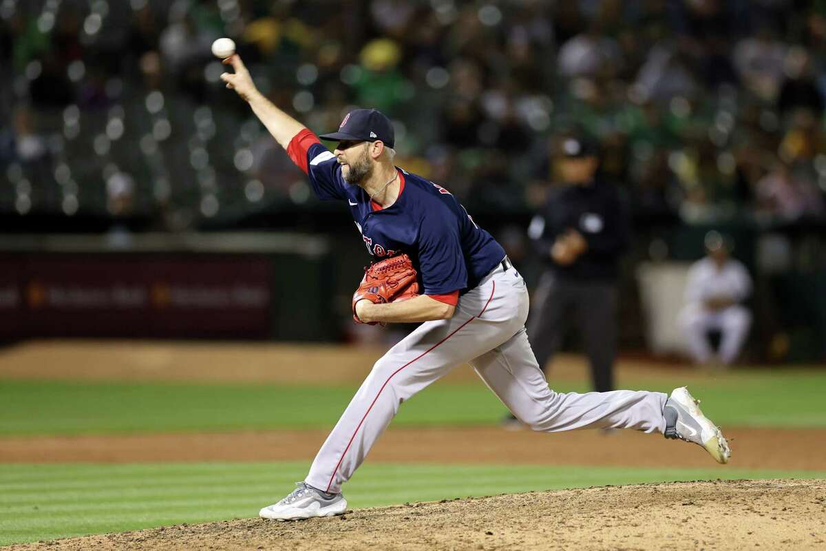 Boston Red Sox Pitcher Chris Martin throws a pitch during the MLB News  Photo - Getty Images