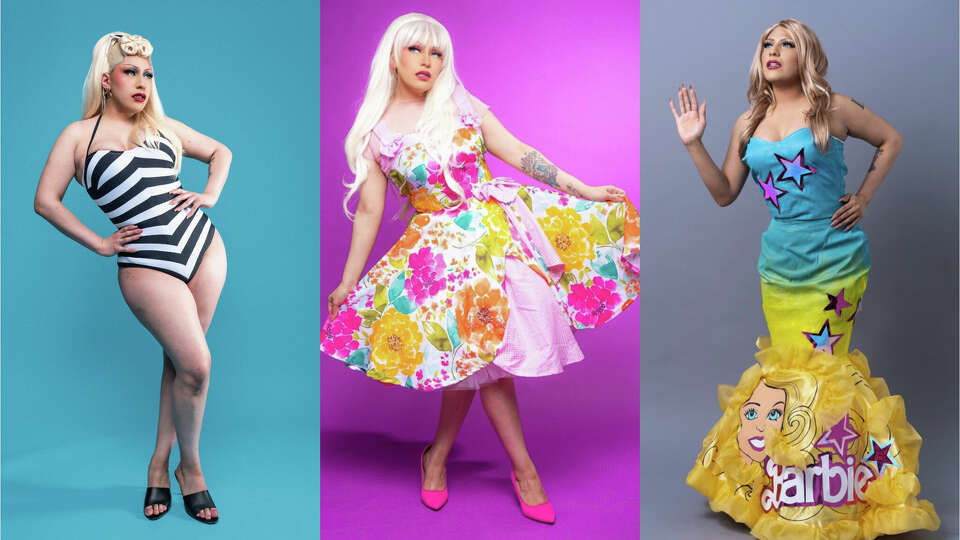 Candy Saldana is a trans woman from Houston who performs in drag as Barbie.